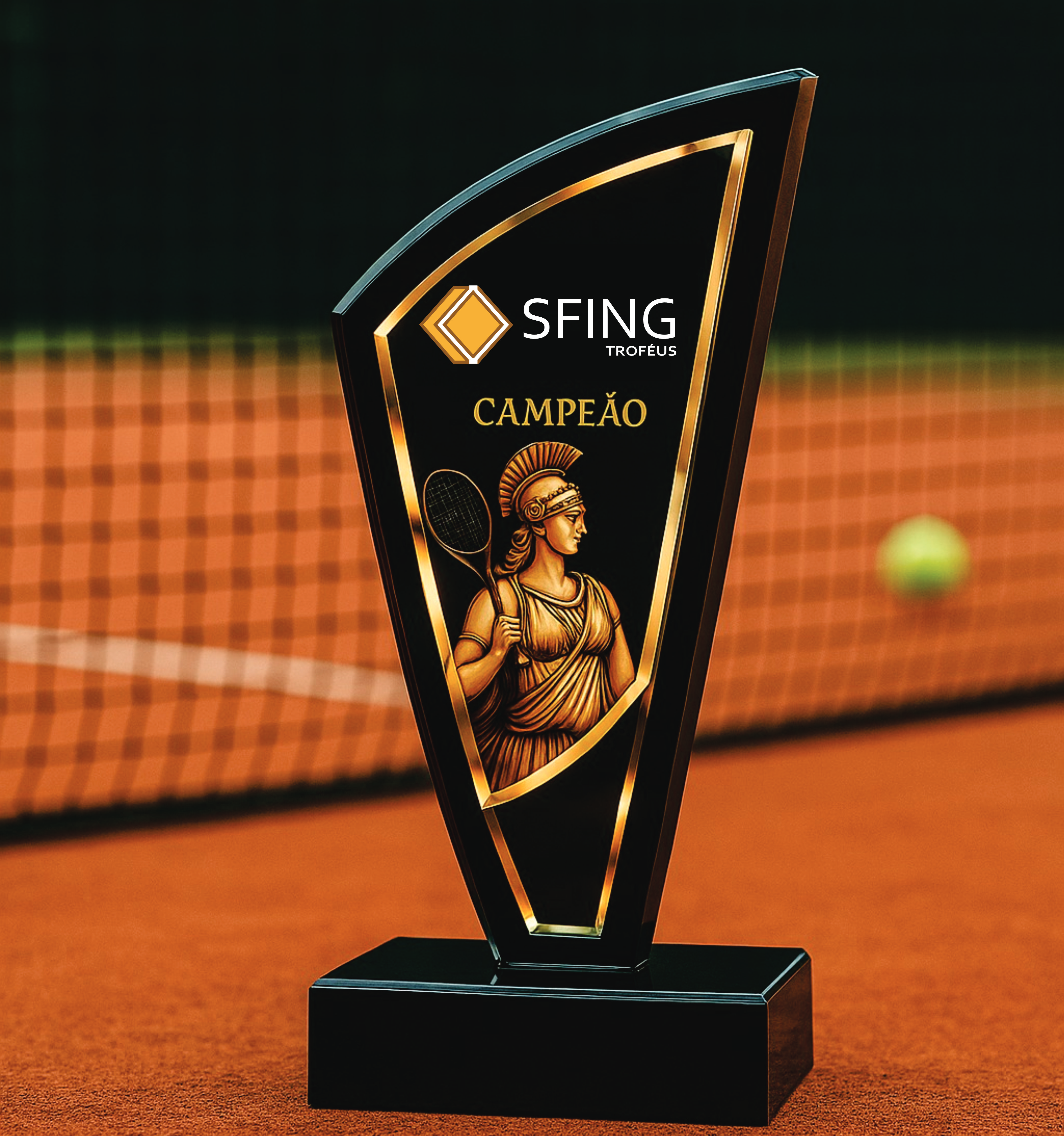 Imagem de pessoas com os trofeus